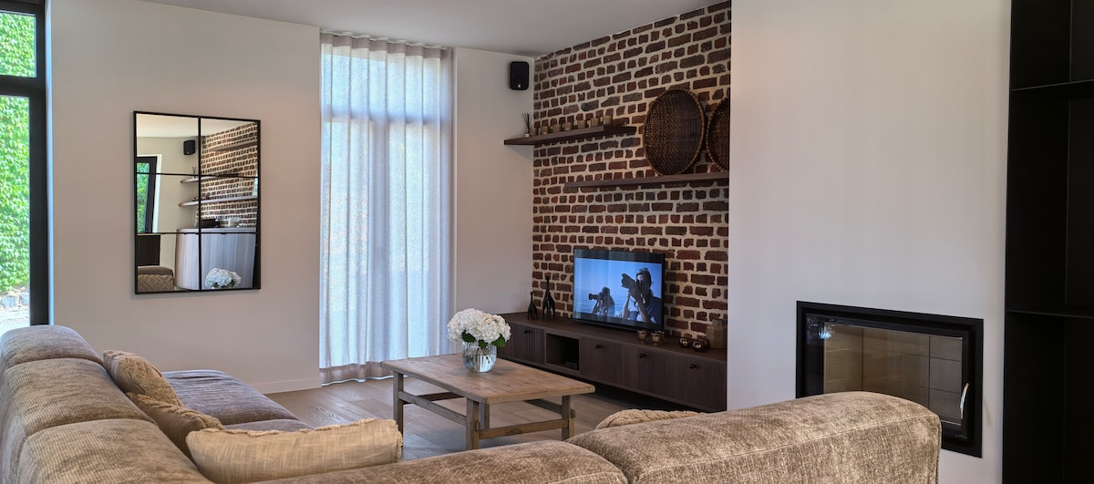 Le Supra - Salon TV cheminée